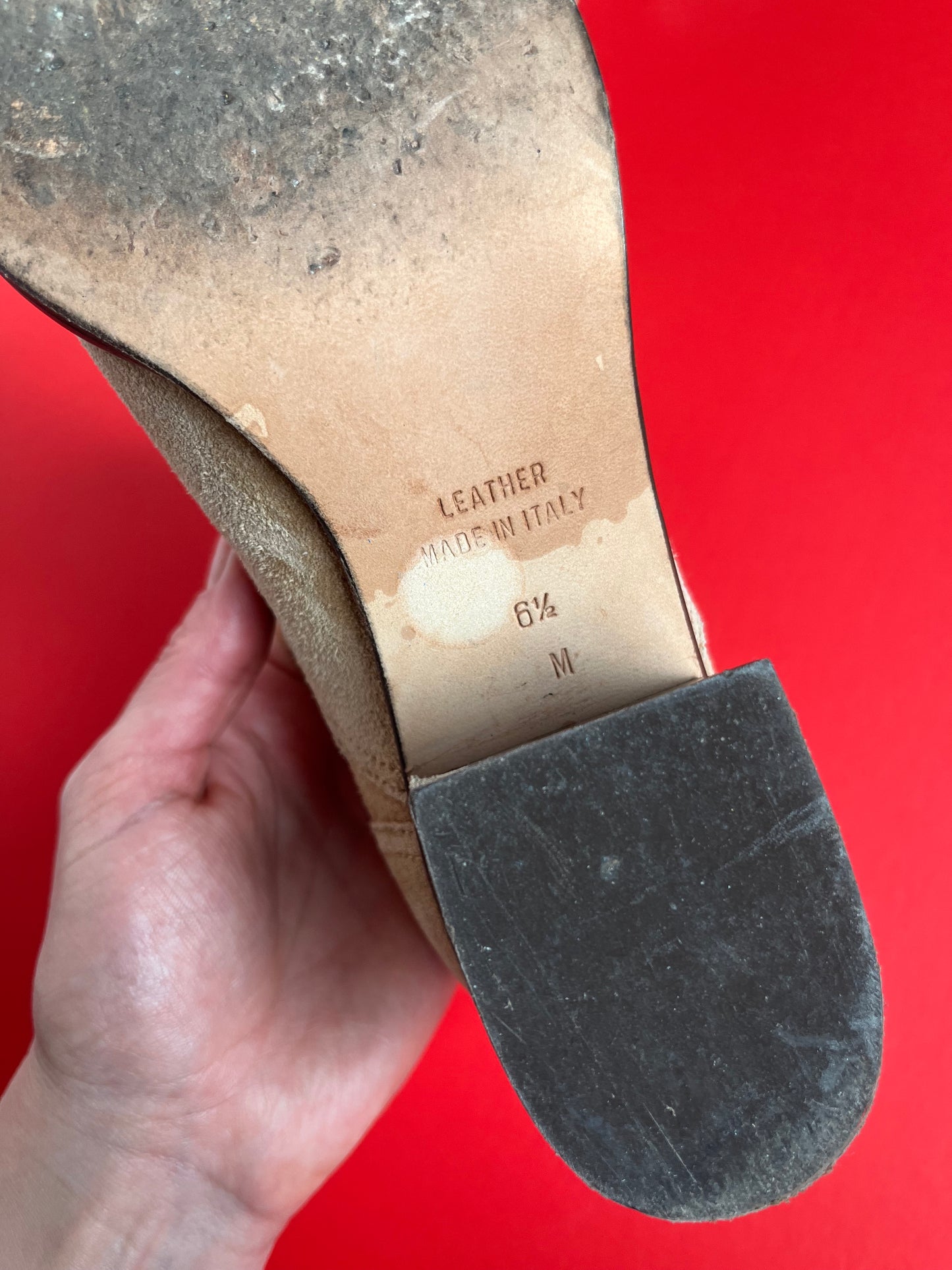 Vintage Anne Klein II Suede Oxford Heels Size 6.5W
