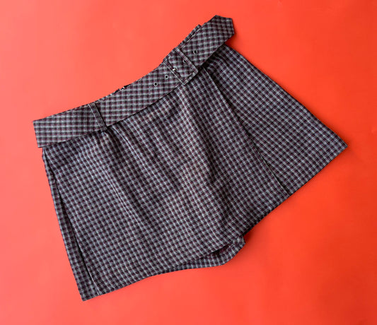 Vintage A. Byer Plaid Mini Skort