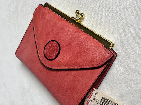 Vintage Anne Klein Red Leather Wallet