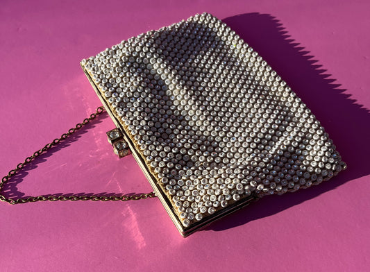 Vintage Rhinestone Handbag